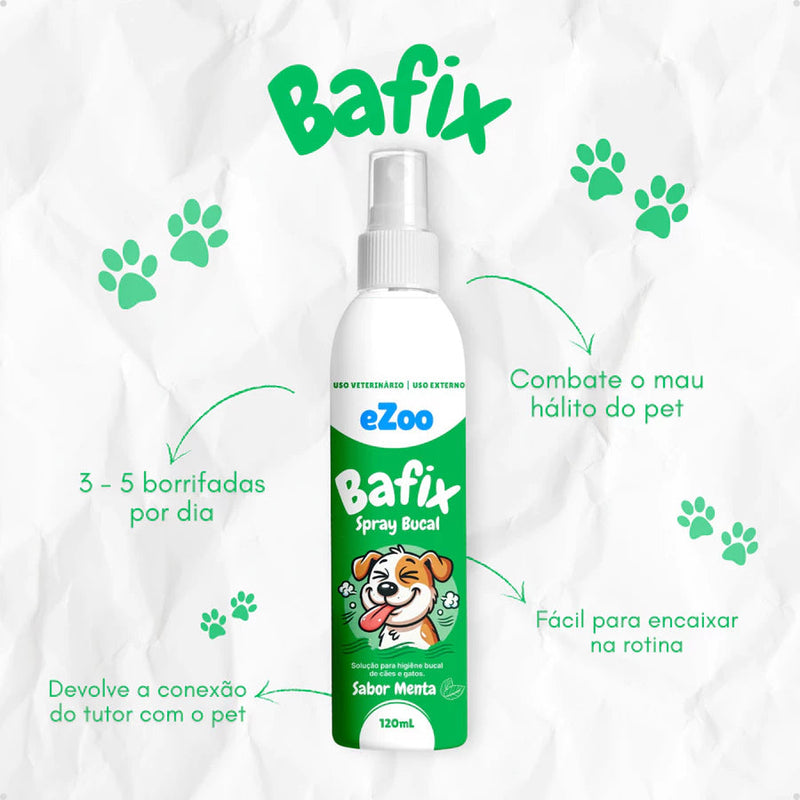 Spray Bucal Premium para Cães e Gatos – 120ml | Higiene e Hálito Fresco