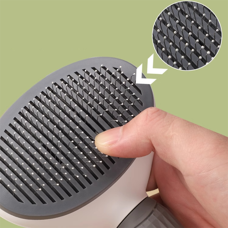 Escova Pente Pet em Plástico e Metal  Petzen™ | Remove Pelos com Conforto