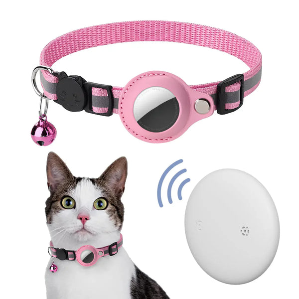 Coleira Rastreadora com Tag Rosa - Duty™