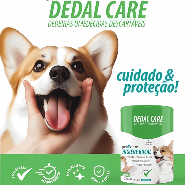 Cuidar dos dentes nunca foi tão fácil. Lenços de Limpeza Odontológica para Pets