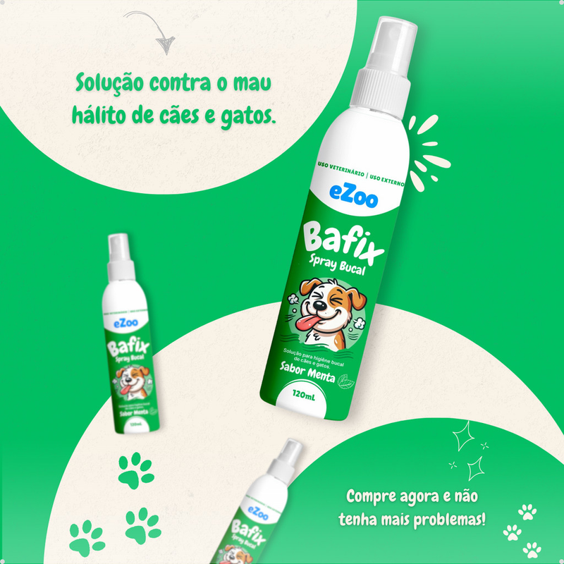 Spray Bucal Premium para Cães e Gatos – 120ml | Higiene e Hálito Fresco