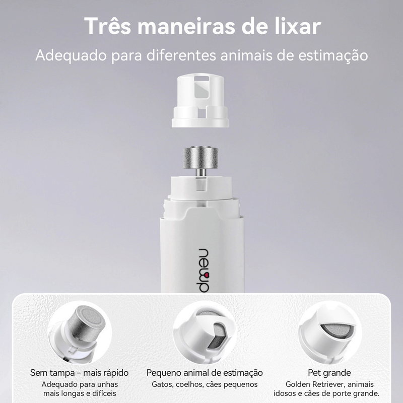Cortador de Unhas Pet 2 em 1  – Alicate + Lixa